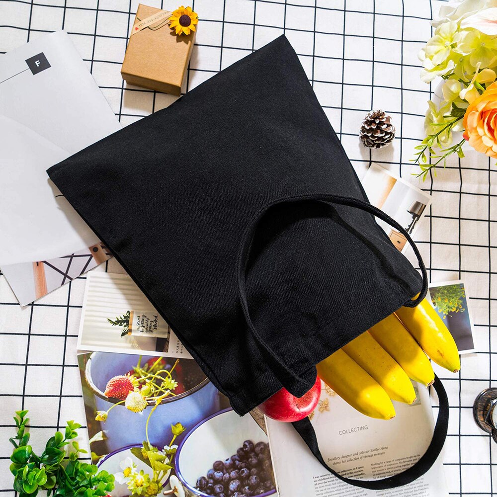 Reusable Shopping Bag Women Canvas Tote Bag