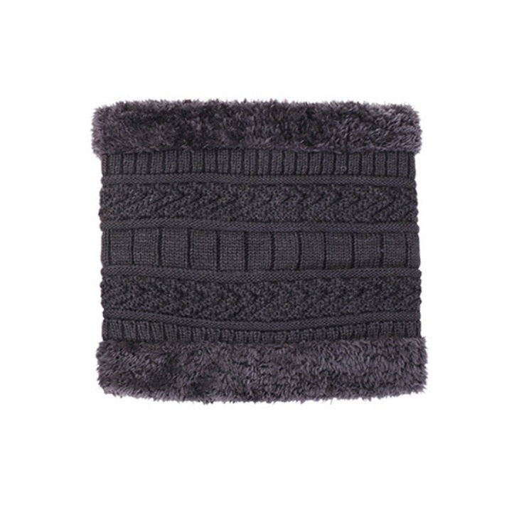 Thick Wool Neck Scarf Cap Balaclava Mask Bonnet Hats