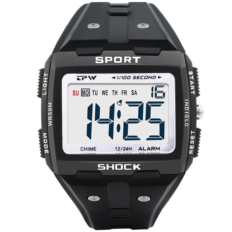 Big Numbers  Water Resistant Men Digital Watch