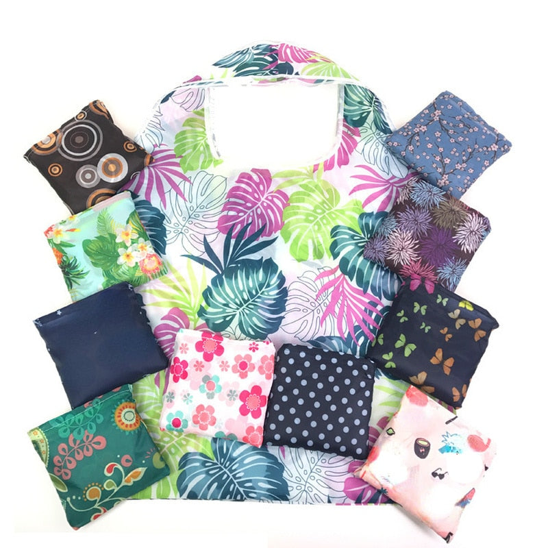 Fashion Printing Foldable Eco-Friendly Large-capacity Shopping Bag
