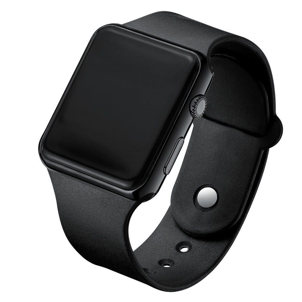 Electronic LED Digital  Fashion Casual Simple Silicone Female Watch