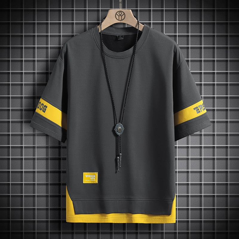 Hip Hop Loose Mens Streetwear T-shirt
