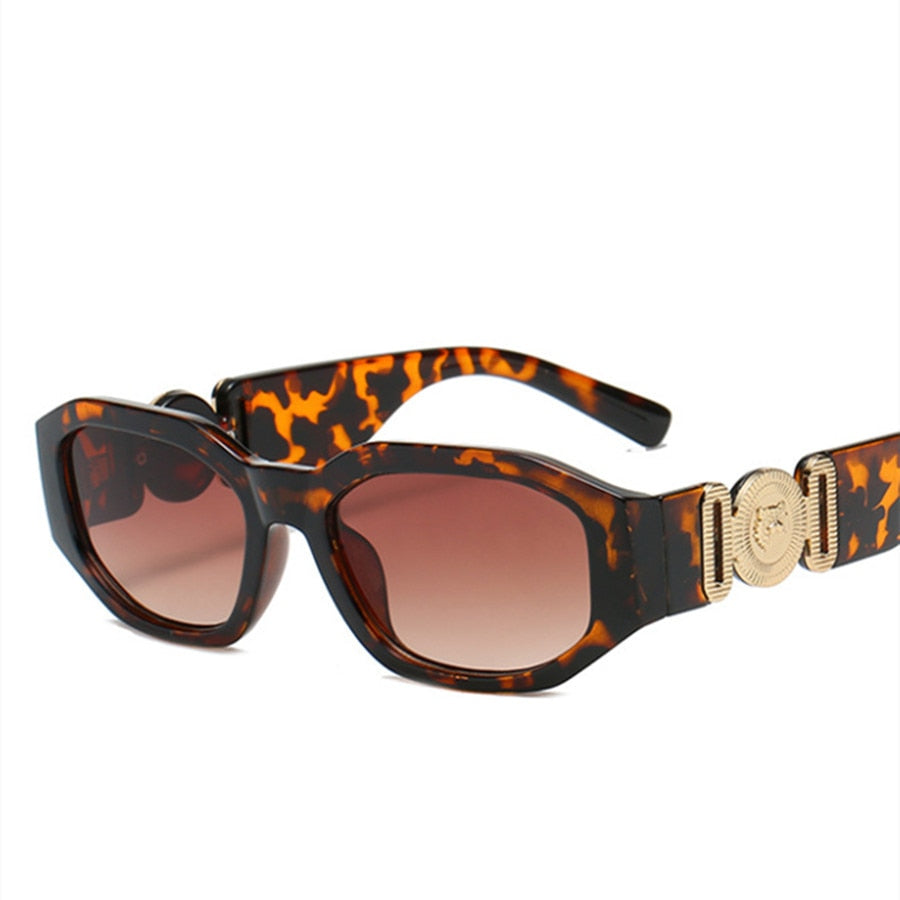 Luxury Retro Vintage Square UV400 Sunglasses