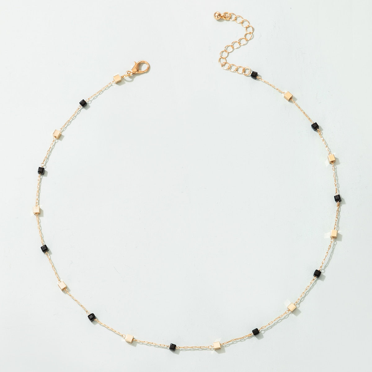 Tocona Bohemian Colorful Tassel Clavicle Chain Beaded Necklace
