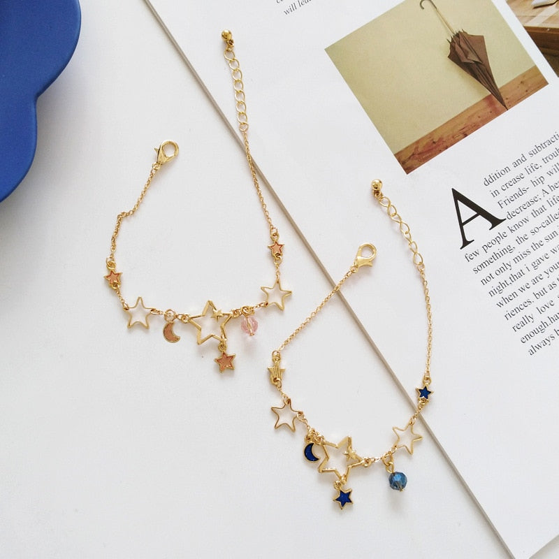 Japan Korea Star Moon Bracelet For Women