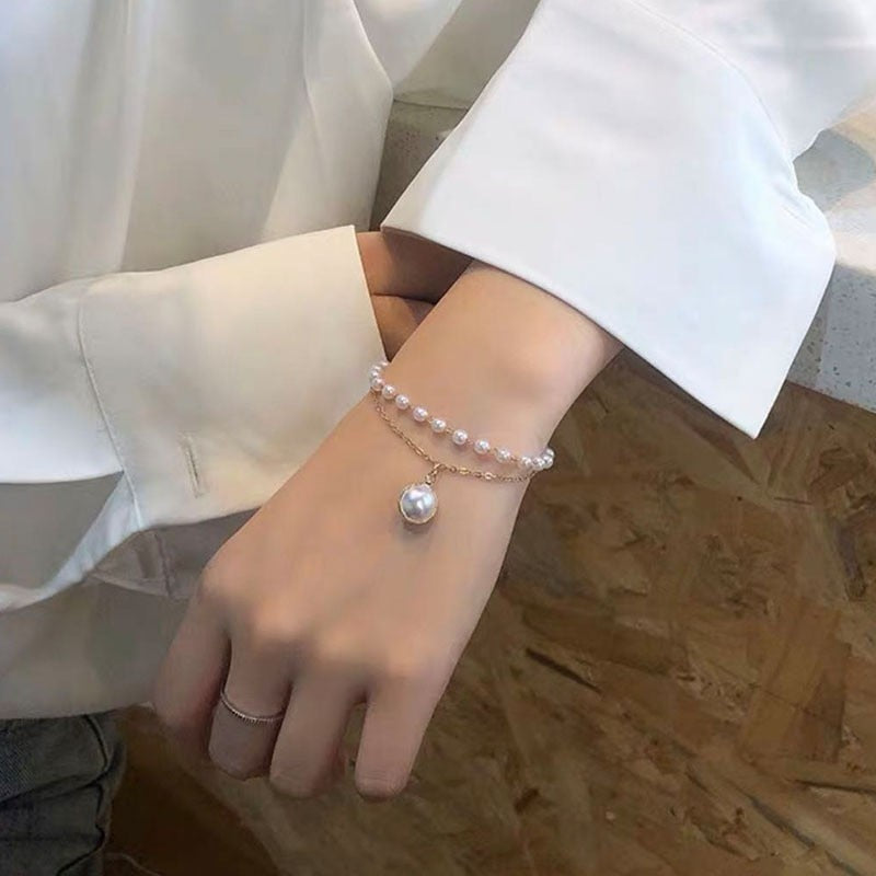 Sweet Shining Zircon Butterfly Bracelet For Women Anti-allergic
