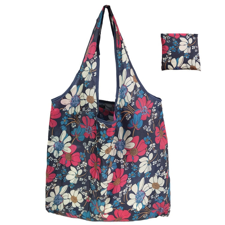 Fashion Printing Foldable Eco-Friendly Large-capacity Shopping Bag