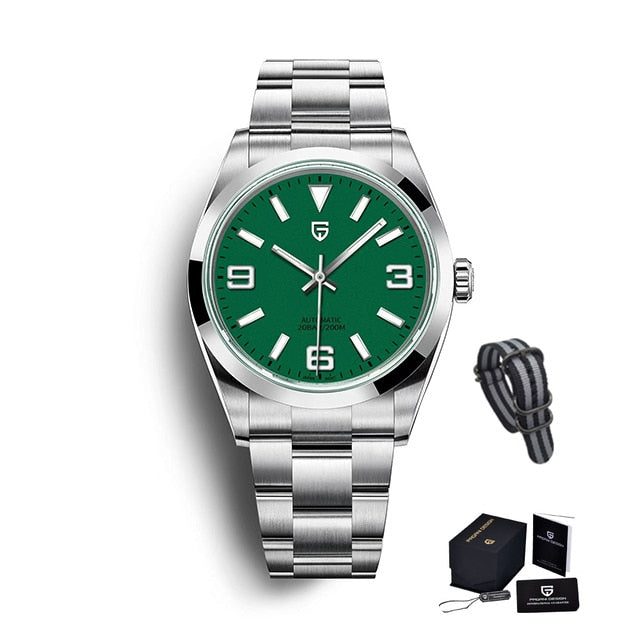 PAGANI DESIGN 40MM Men Mechanica lAR Coated Automatic Wristwatch