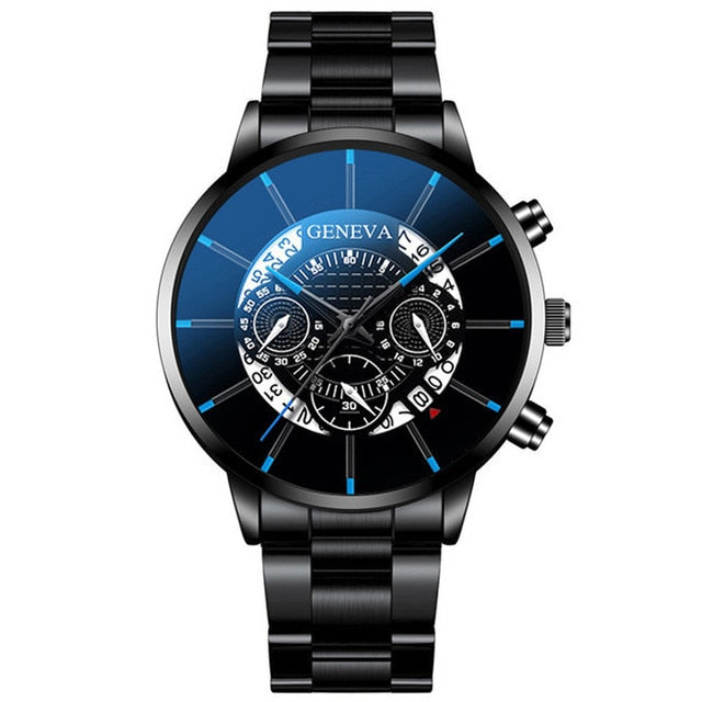 Stainless Steel Quartz Luxury Wrist Watch