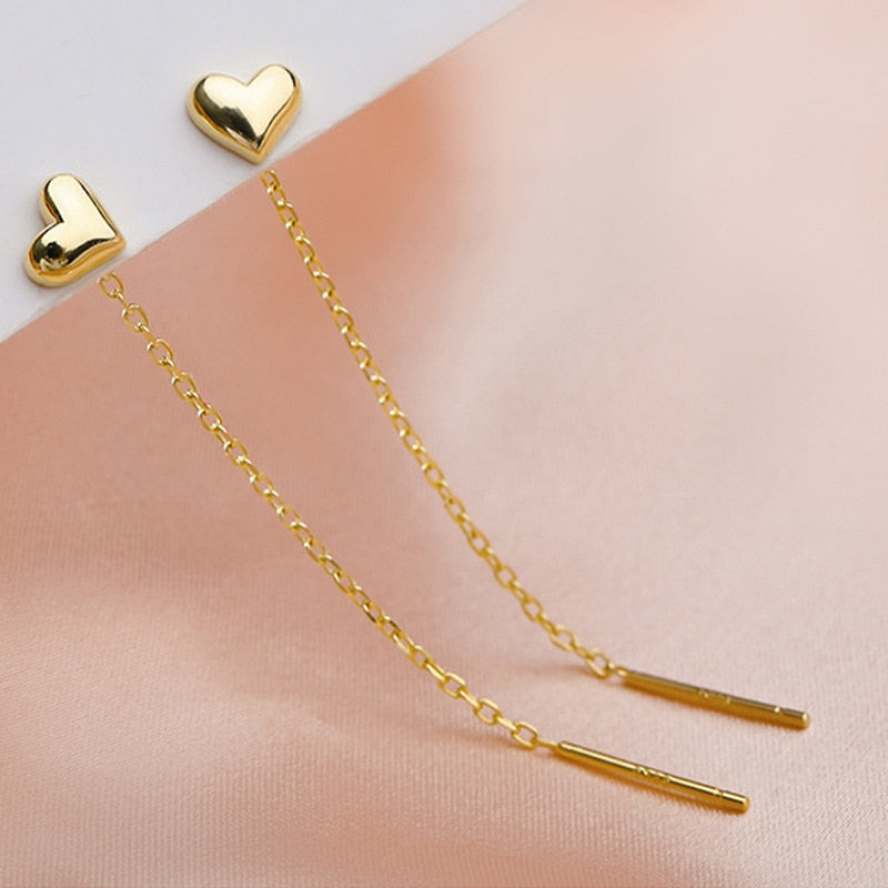 LATS Trend Long Wire Tassel Thread Chain