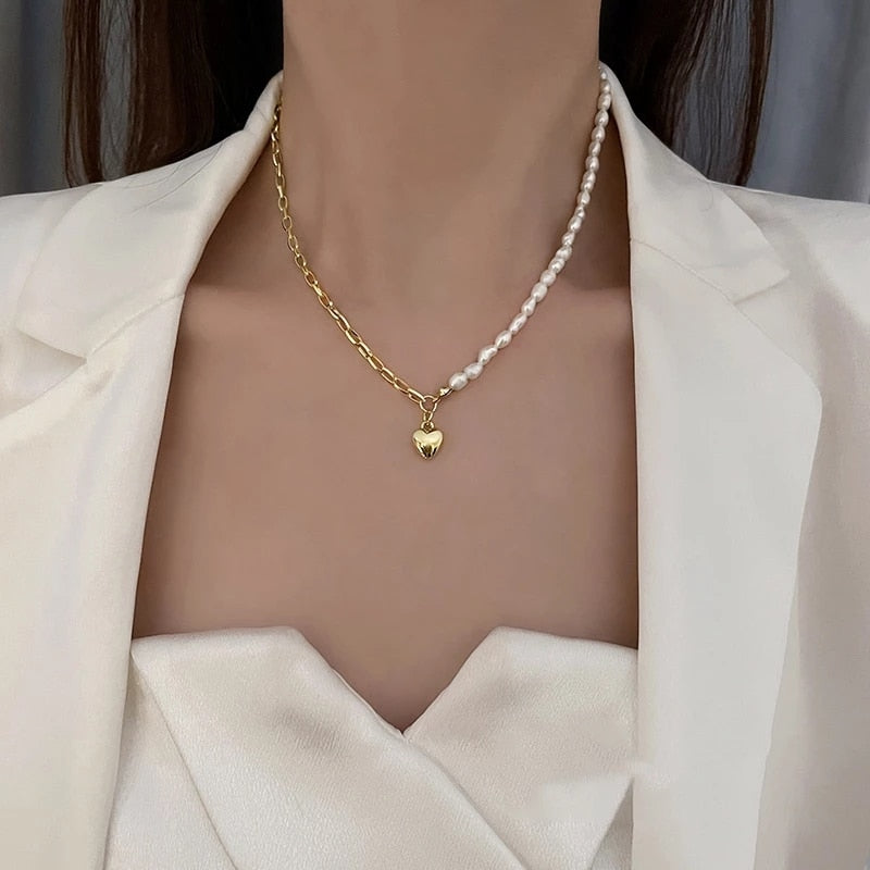 Minar Multiple French Pearl Necklace