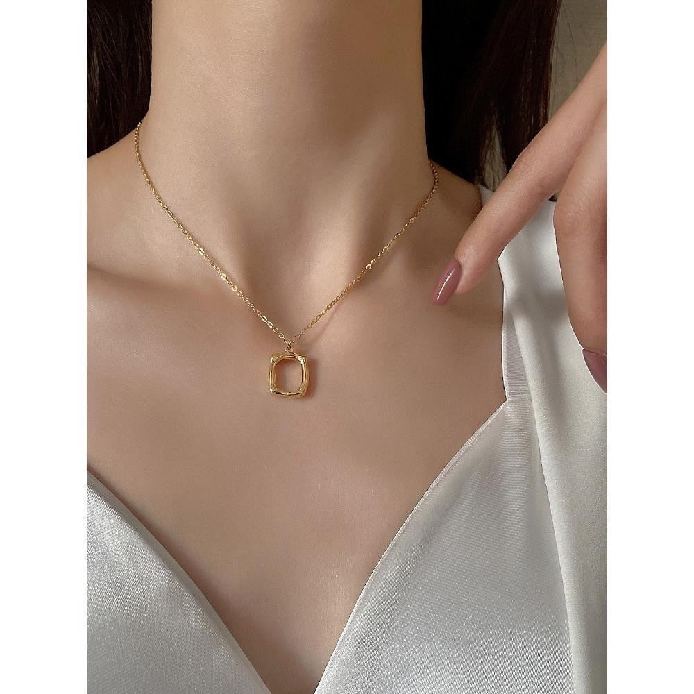 New Shiny Butterfly Double Layer Clavicle Chain Necklace