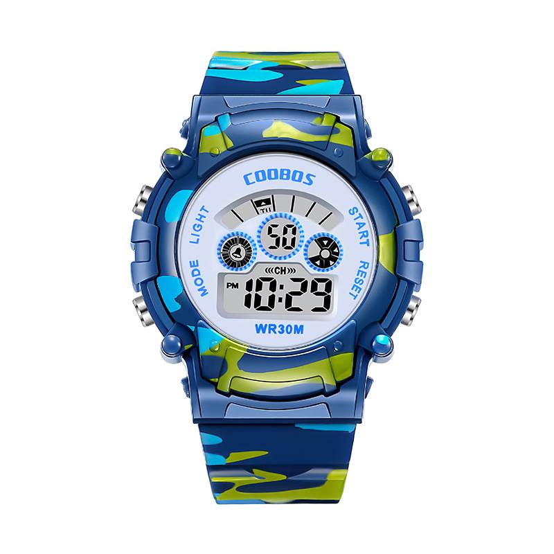 Fashion Luminous Led Alarm Camouflage Watch - Jeglowstore