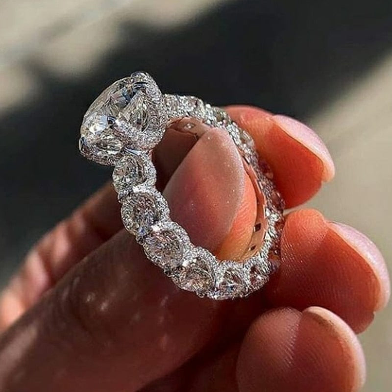 Luxury Vintage Retro Silver Color Ring - Jeglowstore