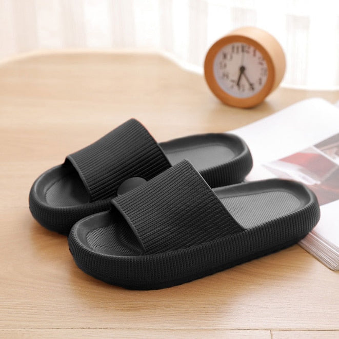 Lucyever Thick Platform Non-slip EVA Flip Flops