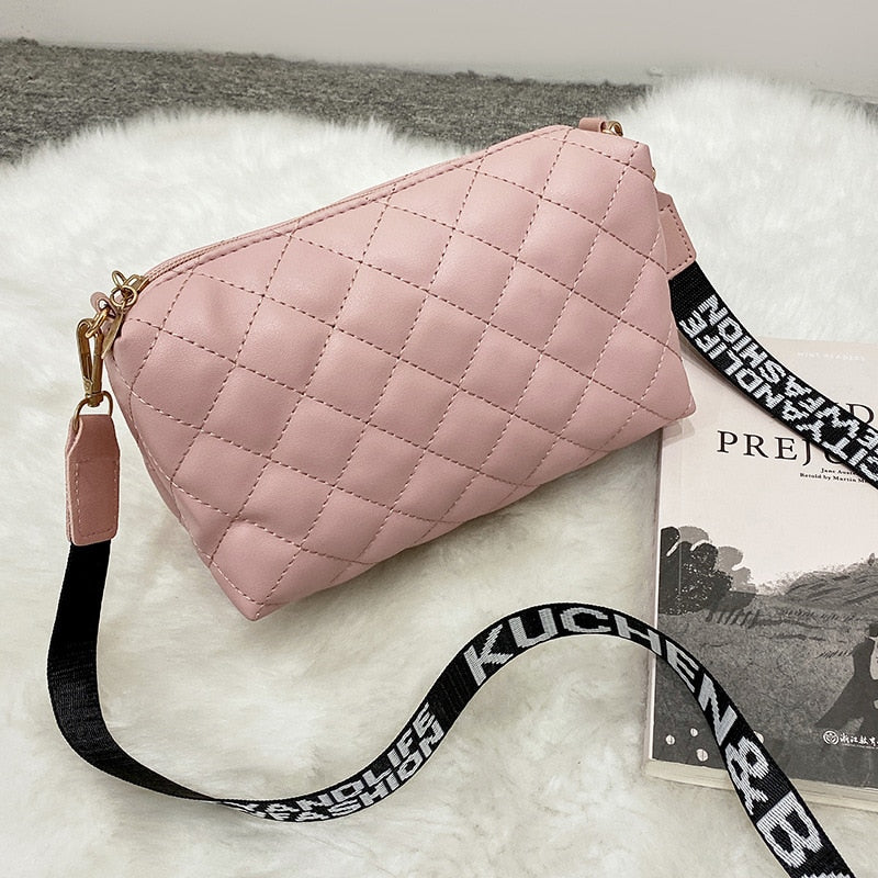 assel Trend Lingge Embroidery Camera Female Shoulder Bag