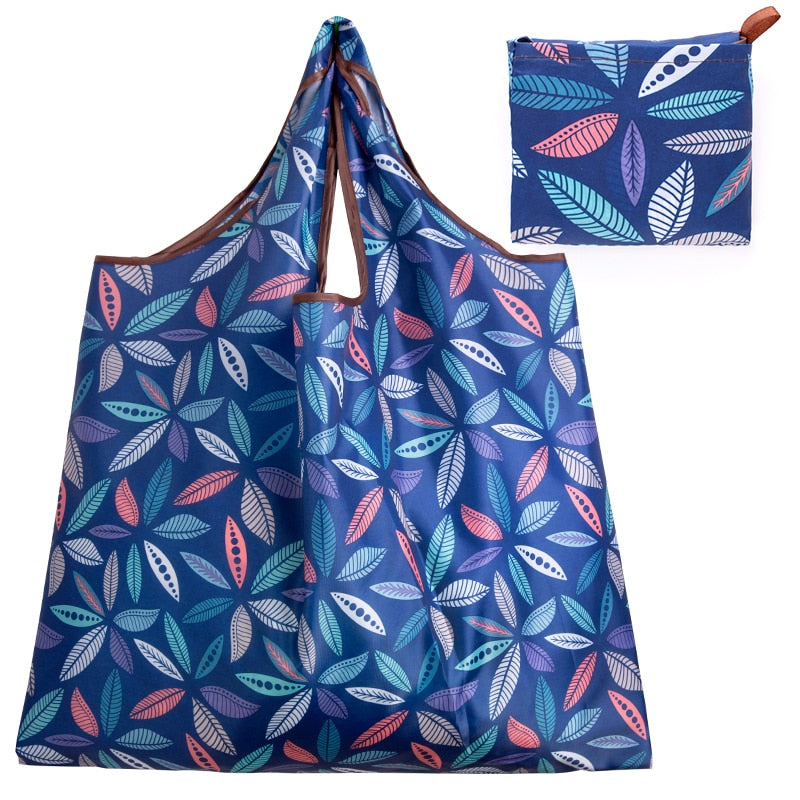Big Size Thick Nylon Large Tote ECO Reusable Polyester Portable Foldable Bag