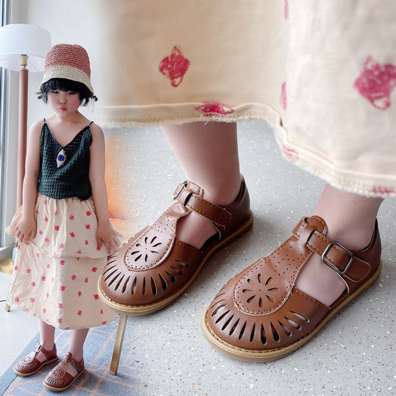 Children's Hollow Soft Sole Shoes Carved - Jeglowstore