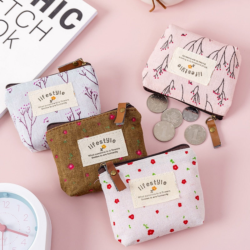 Small Mini Coin Pouch Zipper