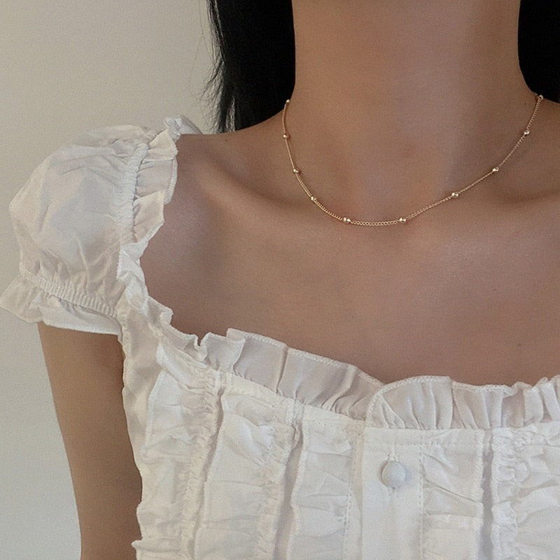 Minar Multiple French Pearl Necklace