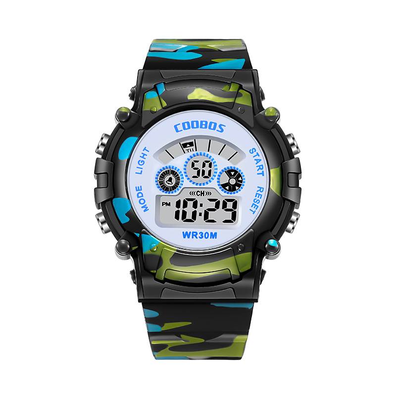 Fashion Luminous Led Alarm Camouflage Watch - Jeglowstore