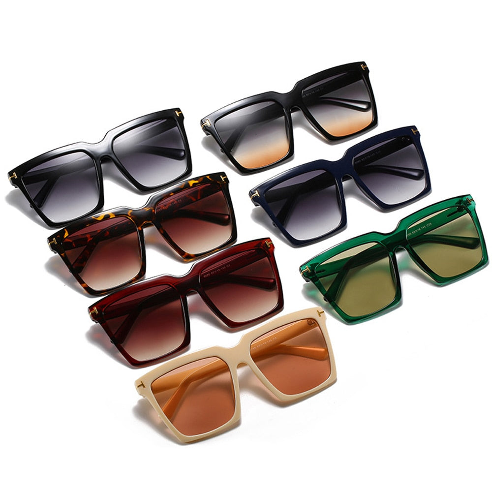 MUSELIFE Fashion Square Women's Cat Eye Sunglasses