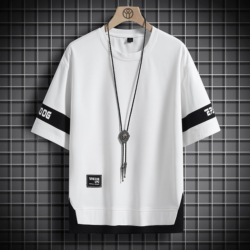 Hip Hop Loose Mens Streetwear T-shirt