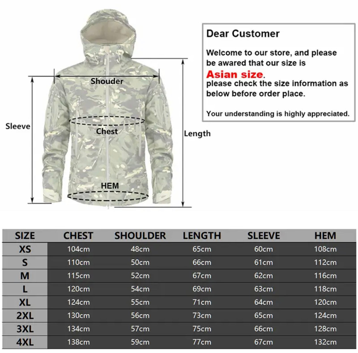 Military Tactical Jacket For Men - Jeglowstore