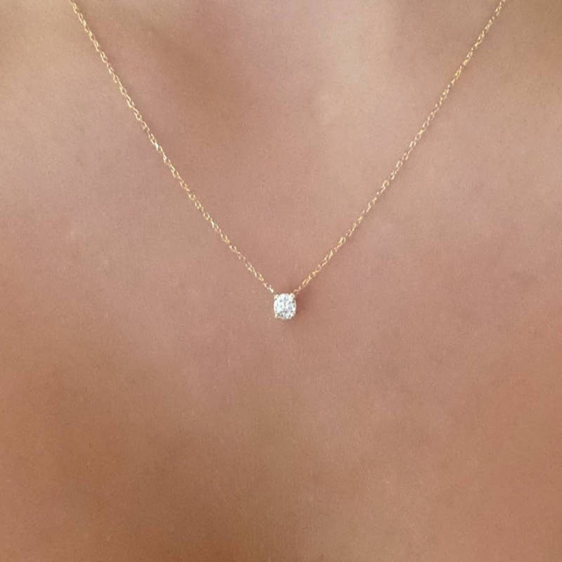 Transparent thin Line Simple choker Necklace - Shopeasywear