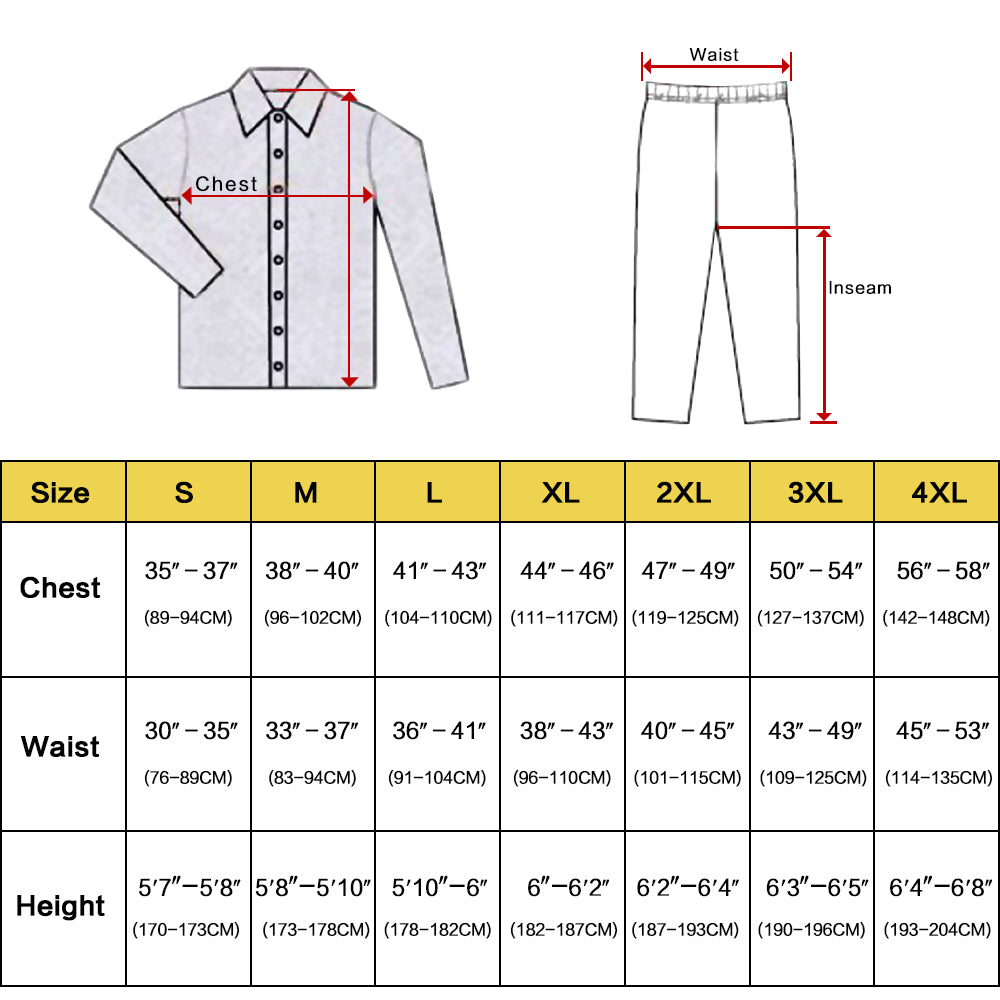 Men's Silk Satin Pajamas Set