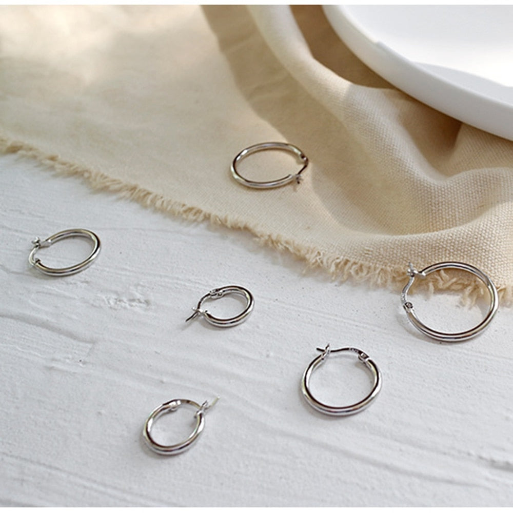 Big Circle Women Hoop Earrings