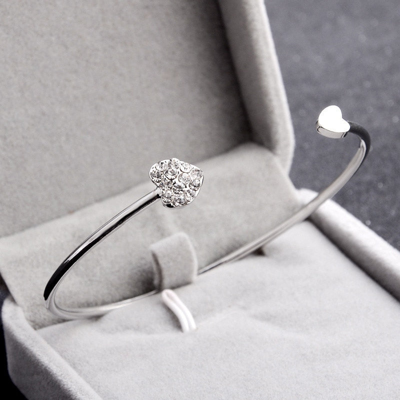 Double Heart Women Bracelet - Jeglowstore