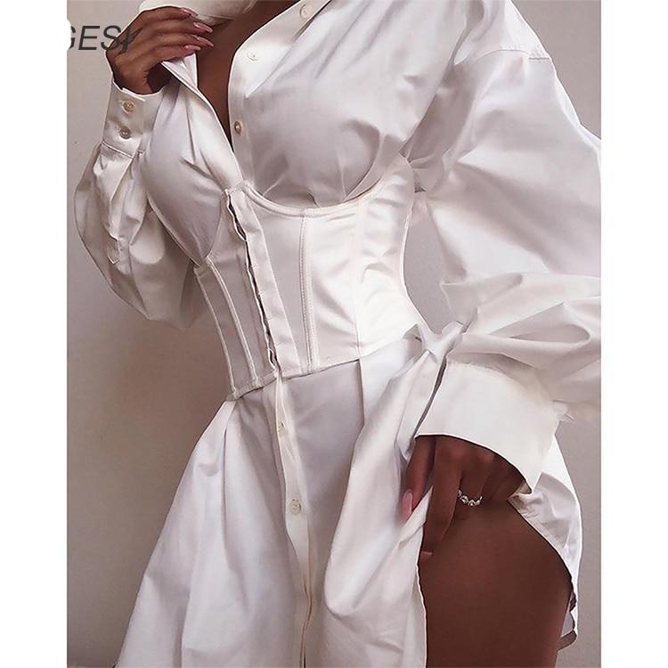 Super Wide Belt Elastic Corset Belt