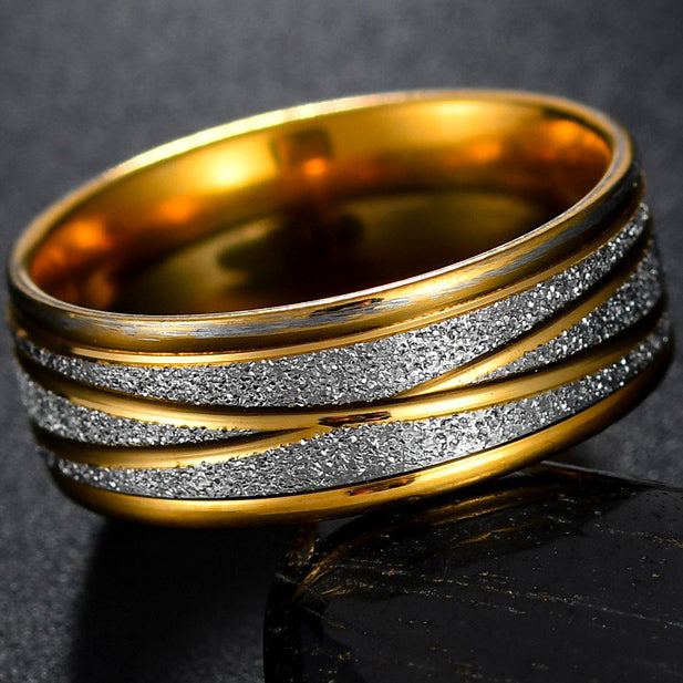 Stainless Steel Thin Blue Line Ring - Shopeasywear