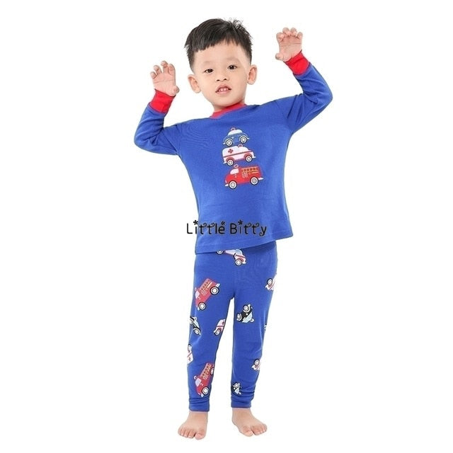 Full Sleeve Cotton Pajamas Sets For Kids