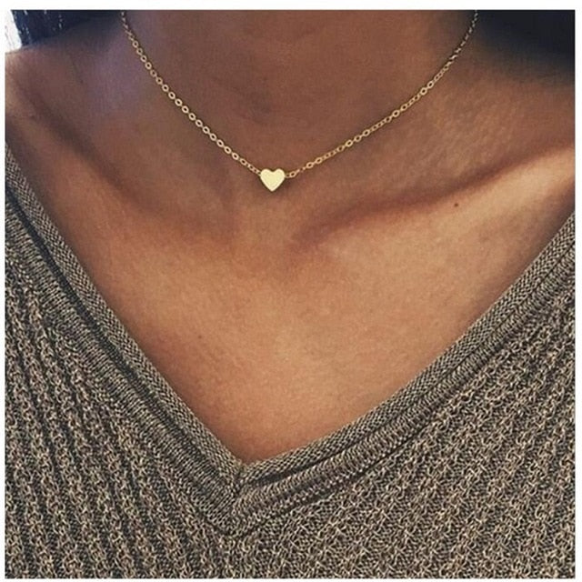 Tiny Heart Star Necklace - Jeglowstore