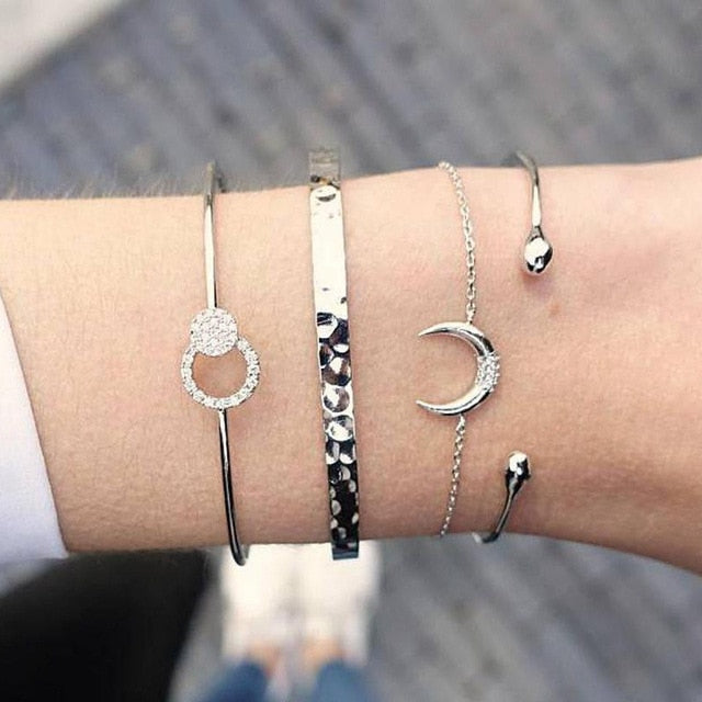 Open Bracelet Set for Women