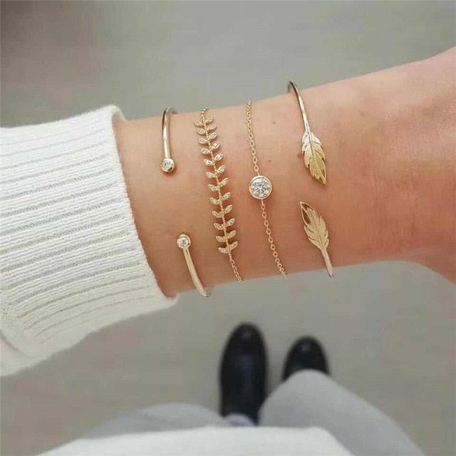 Open Bracelet Set for Women