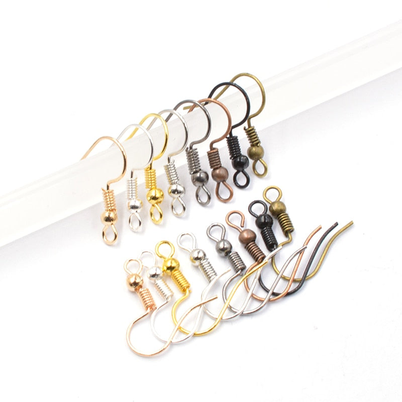 100pcs/lot 8 color Earring Findings - Jeglow store