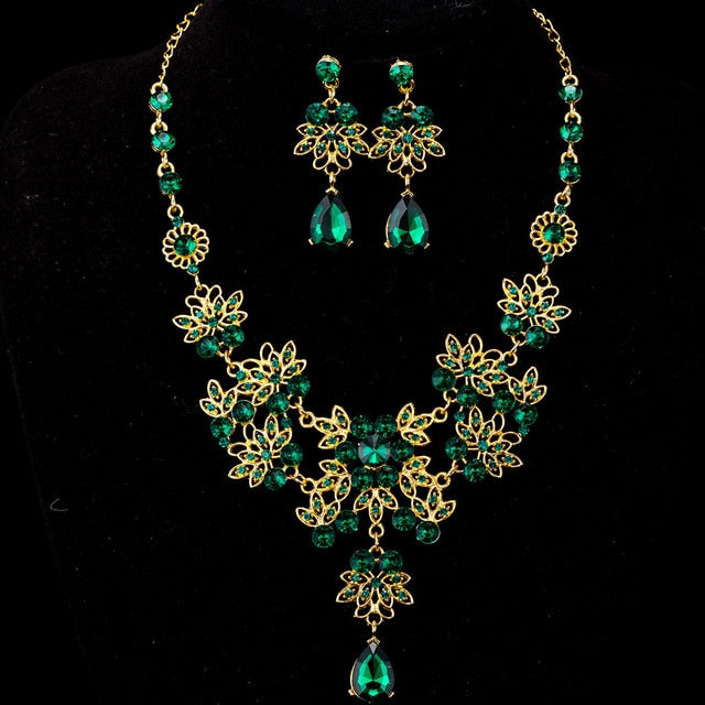 Water Drop Wedding Jewelry Sets