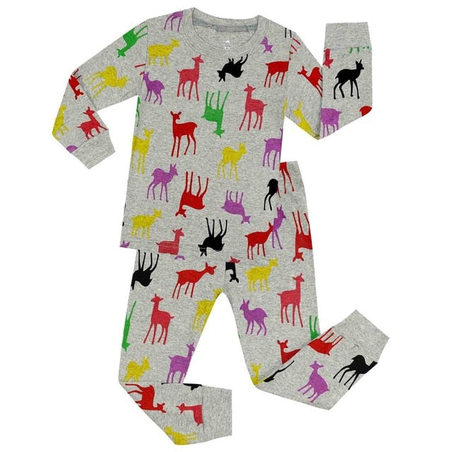 Cotton Boys Girls Kids Pajamas Sets
