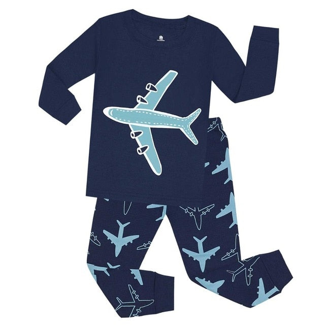 Cotton Boys Girls Kids Pajamas Sets