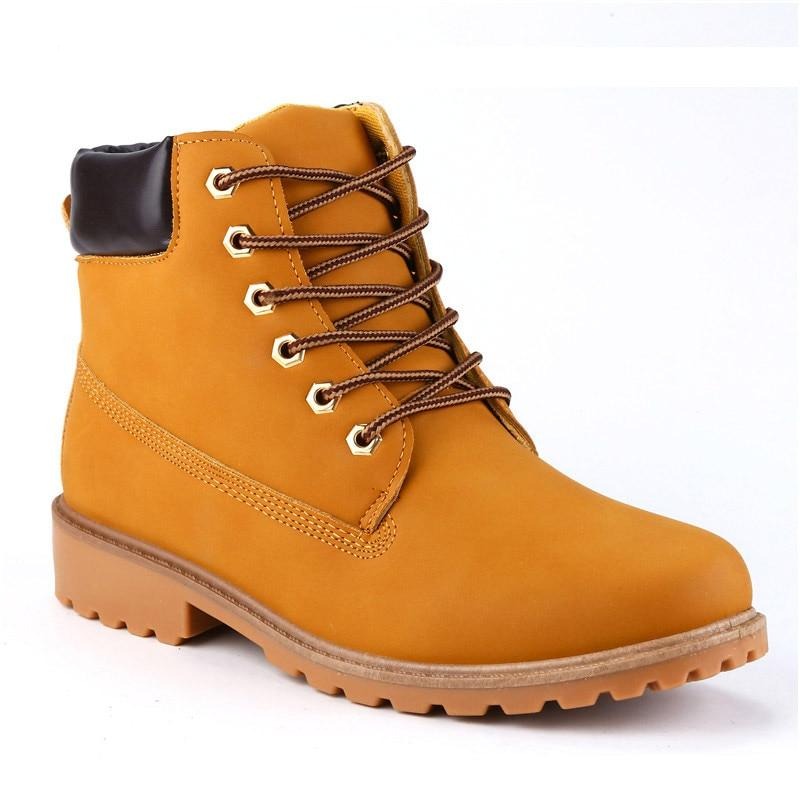Faux Leather Men Boots