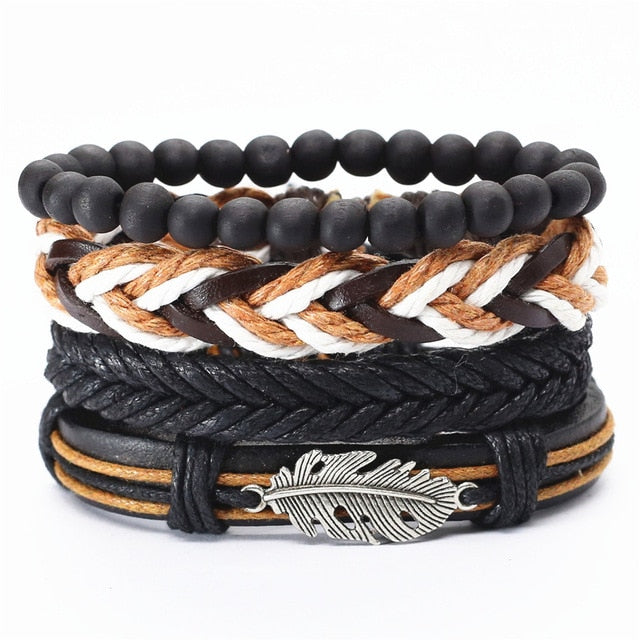 New 4 Pcs/set Guitar Men Bracelets - Shopeasywear