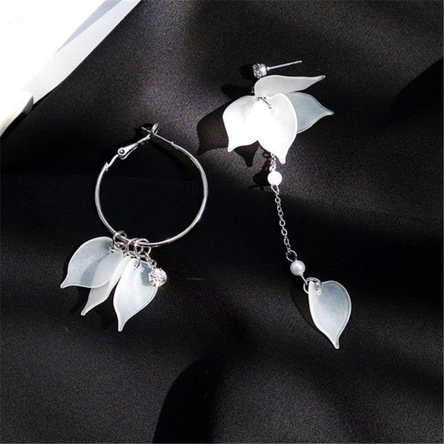 Fashion Trendy earrings flowers stud earrings for women Vintage creative temperament contracted woman stud earrings fine jewelry - Shopeasywear
