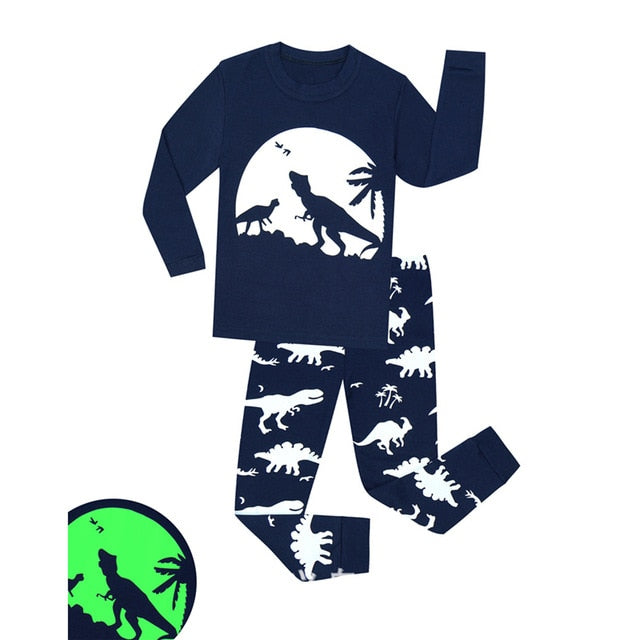 Luminous Dinosaur Pajamas For Kids