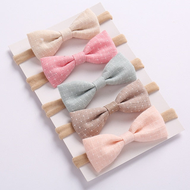 5 stuks meisies nylon kopband