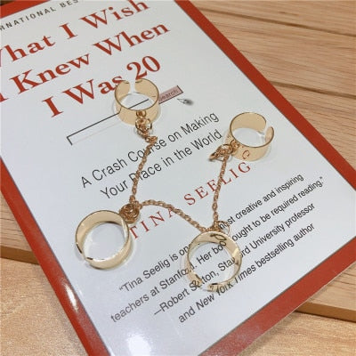 Multi-layer Adjustable Chain Four Fingers - Shopeasywear