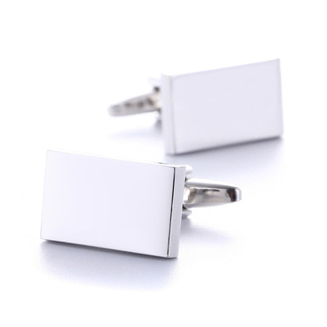Sliver Customized Engraved Cufflink - Shopeasywear