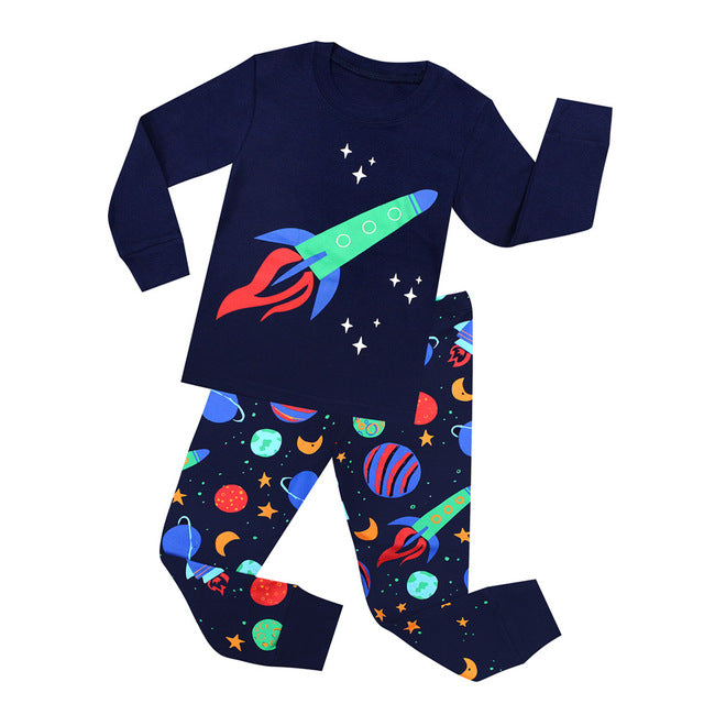 New Fashion Boys Motorcycle Pajamas For Kids